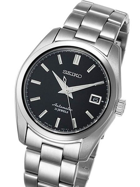 Seiko Black Dial Automatic Dress Watch with 38mm Case, and