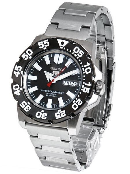 Seiko 5 Sports Automatic Dive Watch with Matching Bracelet #SNZF51K1