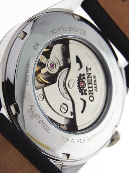 Orient Vintage Automatic Watch with Sapphire Crystal and Power Reserve #FD0F003W