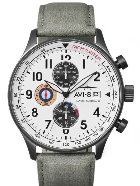 AVI-8 Hawker Hurricane Aviator Chronograph Watch #AV-4011-0B