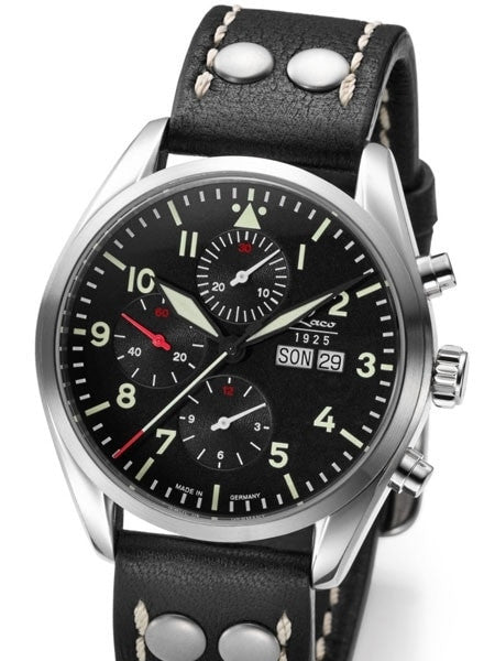 Laco Monte Carlo Valjoux 7750 Swiss Automatic Chronograph with Sapphire Crystal #861815