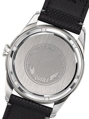 Squale 300 Meter Swiss Made Automatic Dive Watch with Black Dial  #SUB-39MON Back Tilt