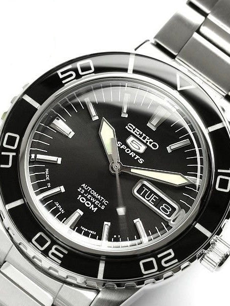 Seiko 41mm Sports 5, 23-Jewel Automatic Watch with Day and Date