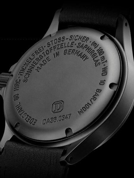 Damasko Swiss ETA Automatic with a 40mm Black PVD Case, Black Dial #DA36BK