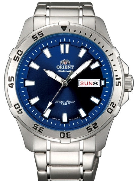 Orient Blue Thresher Automatic Sport Watch on a Bracelet #EM7C004D