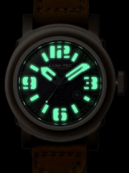 Lum-Tec 42mm High-Beat Automatic Watch with AR Sapphire Crystal #400M-1