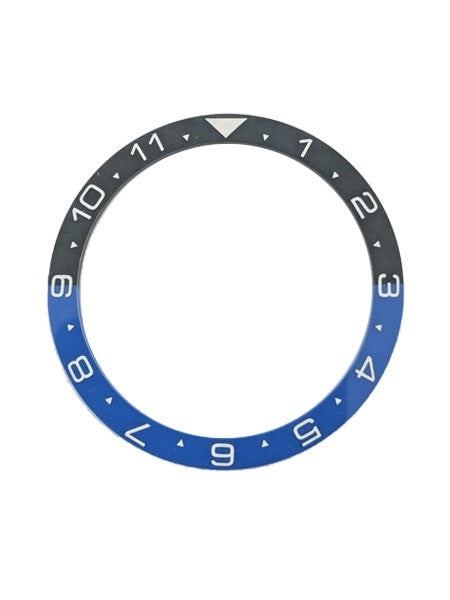 "Batman" (Dual-Time) Ceramic Luminous Bezel Insert for Seiko SKX007, SKX009, SKX011 #C12