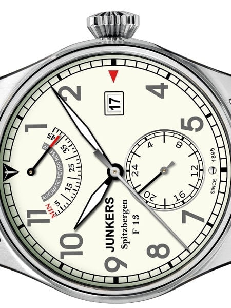 Junkers Spitzbergen F13, Power Resverve Automatic, Luminous Dial, Sapphire Crystal #6160-5