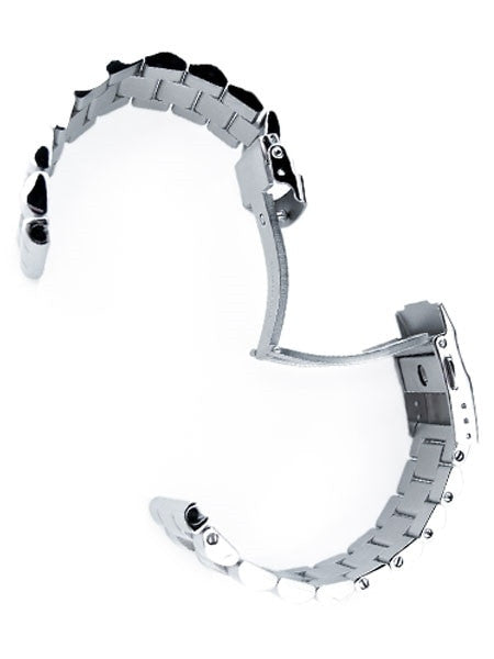 Strapcode 22mm Endmill Stainless Steel Watch Bracelet, Straight End #SS221803B033S