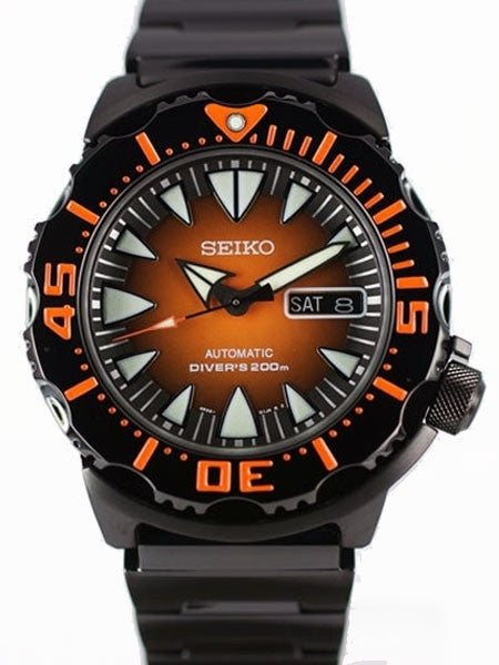 Seiko 2nd Generation PVD Orange Monster with new 24-Jewel Automatic Movement #SRP311K1