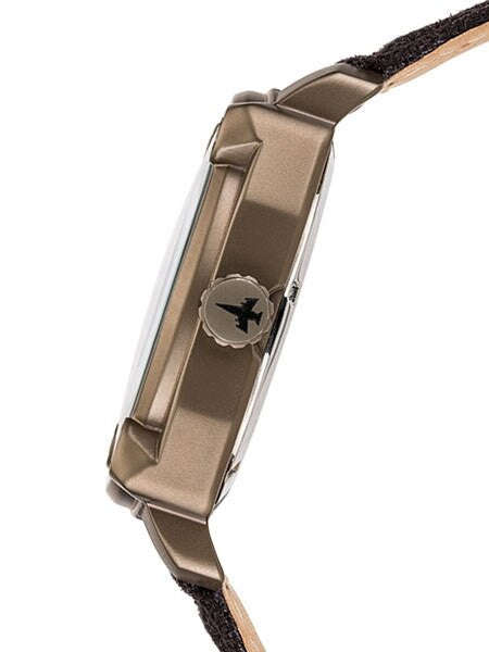 BENRUS 43mm Stainless Steel, Military-Inspired Quartz Nighthawk Watch #BR002C