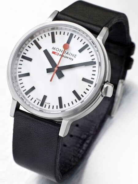 Mondaine Railways Stop2Go Swiss Quartz Watch with a 41mm Case, Sapphire Crystal #A512-30358-16SBB
