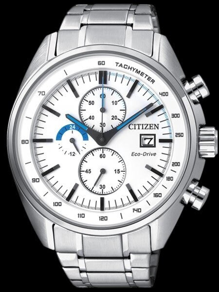 Citizen Eco-drive Chronograph Watch with Stainless Steel Bracelet # CA0590-58A