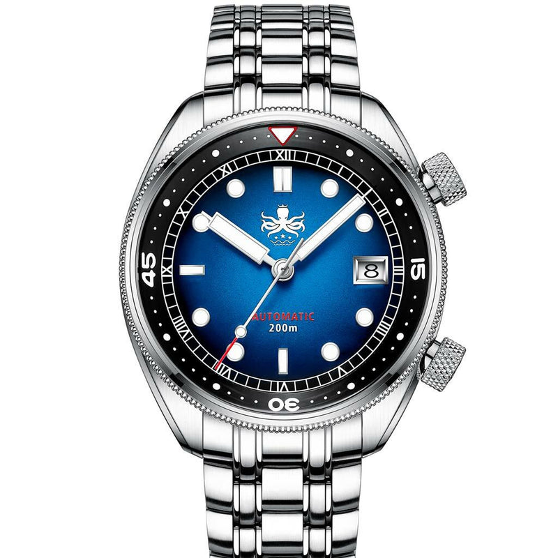 PHOIBOS Eagle Ray 200-Meter Automatic Dive Watch with Double Dome AR Sapphire Crystal #PY029B
