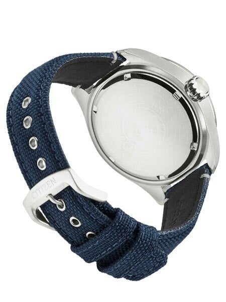 Citizen Military Watch Eco-Drive Blue Dial with Blue Nylon Strap #AW5000-16L
