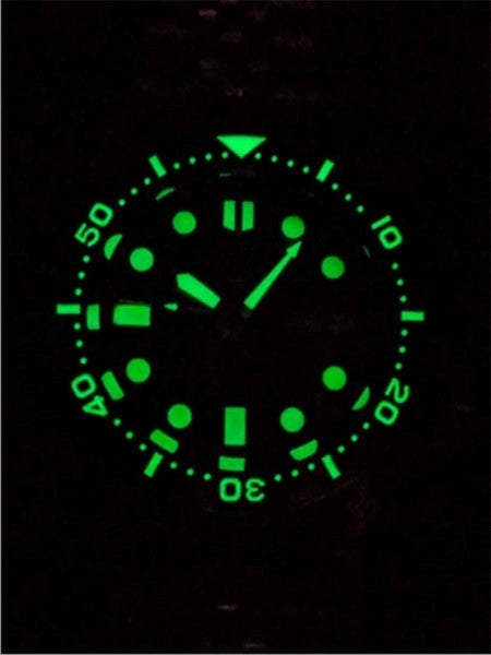 Islander 38mm Automatic Dive Watch with Solid-Link Bracelet, AR Sapphire Crystal, and Luminous Ceramic Bezel Insert #ISL-23