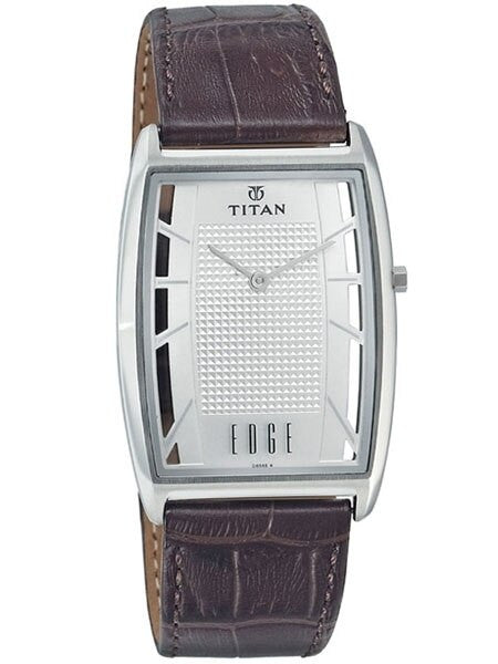 Titan Edge Dress Watch with Precision Quartz Movement and Sapphire Crystal #1575SL01