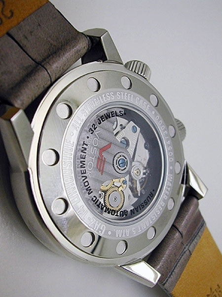Vostok-Europe Men's Gaz-Limo Automatic, Dual Time Watch #5601058