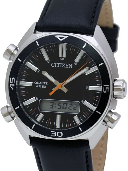 Citizen Quartz Chronograph Watch with Analog-Digital Display #JM5460-01E