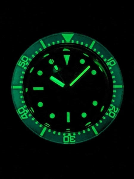 Blue Sapphire Luminous Bezel Insert for Squale 1521 Dive Watches #C20