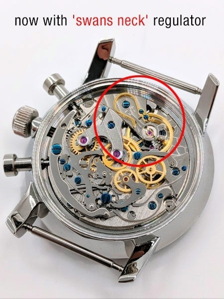 シルル Seagull 1963 Hand Wind Mechanical Chronograph with Acrylic Crystal