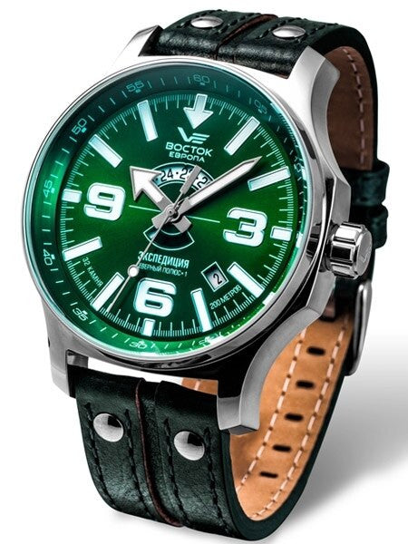 Vostok-Europe Expedition North Pole Automatic Watch with 24-hour Sub-Dial #5951276