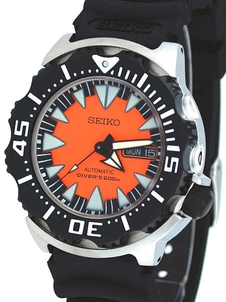 Seiko 2nd Generation Orange Monster with new 24-Jewel Automatic Movement #SRP315K1