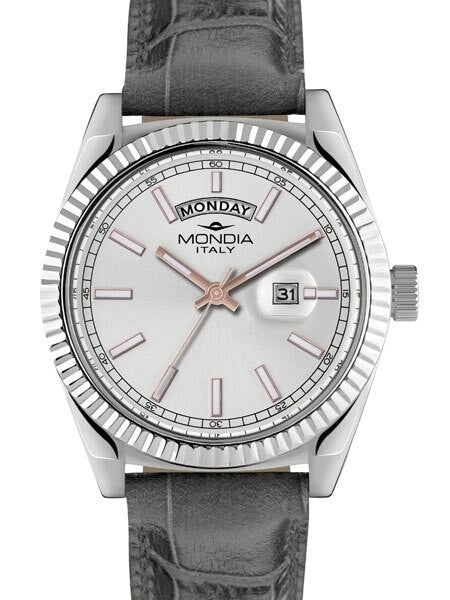 Mondia Madison Quartz Dress Watch with Silver Dial #MI756SS-07SL-CP