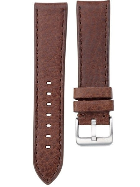 Toscana PANERAI Style Brown Italian Leather Strap with Matching Stitching #LBV-98280M
