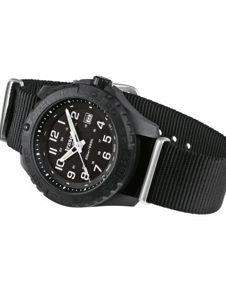 Traser Outdoor Pioneer Watch with Tritium Illumination and Rotating Black Bezel #102902