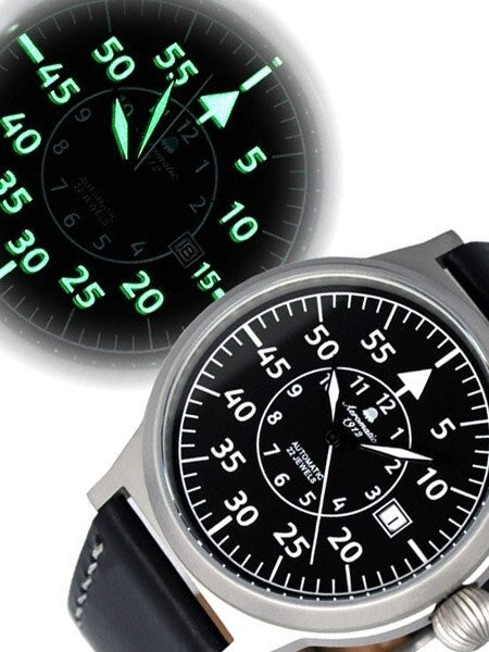 Aeromatic 1912 Beobachter Aviator Automatic Watch with Onion Crown