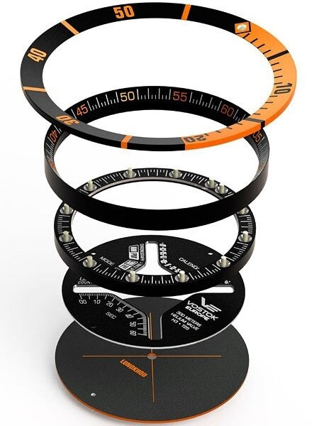 Vostok-Europe Lunokhod-2 Multi-Function Quartz Diver with Tritium Tubes #6205207