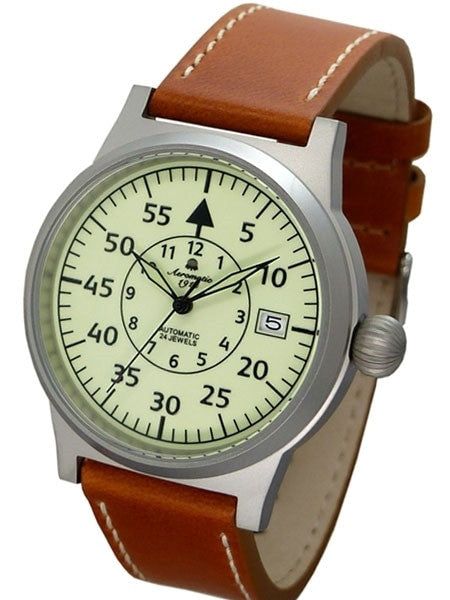 Aeromatic 1912 Automatic Aviator's Watch with Luminous Dial #A1373X