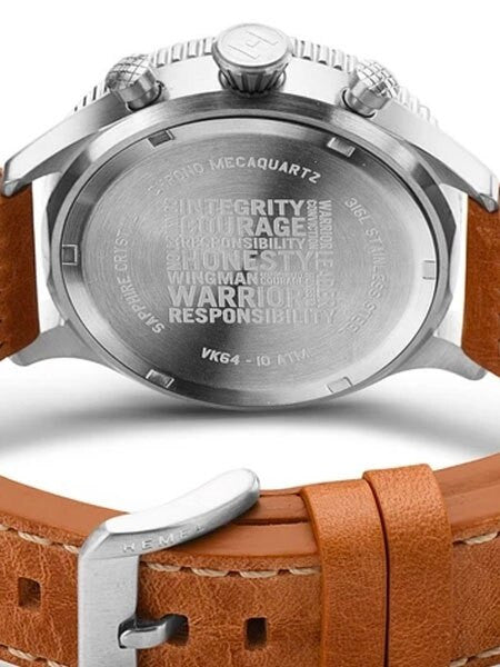 HEMEL Mecaquartz Chronograph Watch with 60-Minute Ceramic Bezel and Sapphire Crystal #HFUSAF1H