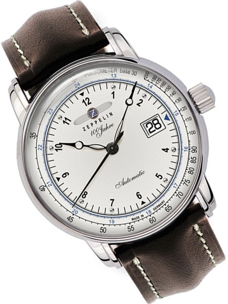 Graf Zeppelin Swiss ETA 2826-2, 25-Jewel Automatic, Big Date Watch #7664-1
