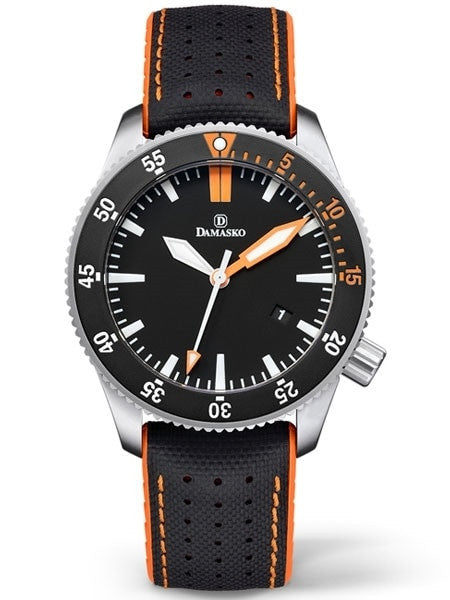 Damasko Swiss ETA Automatic 300 Meter Dive Watch with 43mm Submarine Steel Case #DSub3