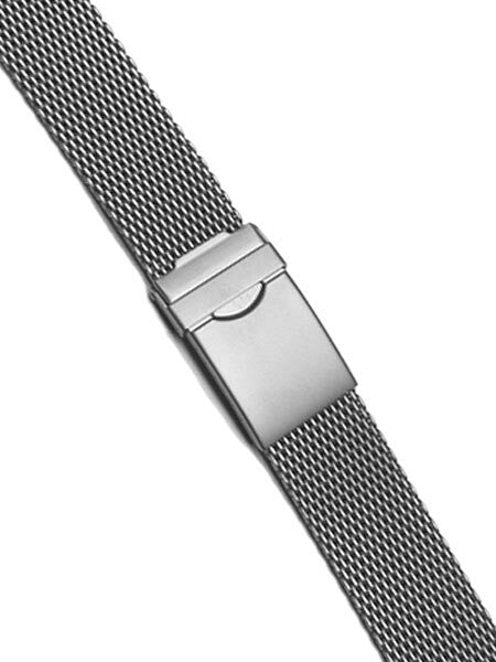 Vollmer Sand Blasted Mesh Bracelet with Adjustable Deployant Clasp #90460H3 (20mm)