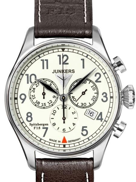 Junkers Spitzbergen F13 Chronograph with Fully Luminous Dial #6186-5