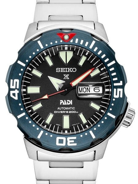 Seiko PADI Edition Monster Automatic with new Case and Bezel Design #SRPE27