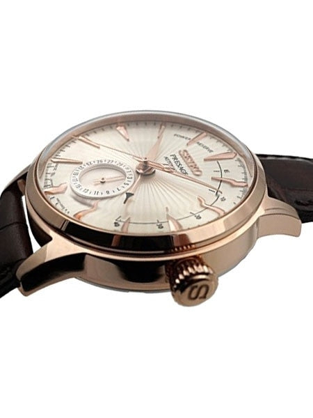Seiko Presage "Cocktail Time" Automatic Dress Watch with Power Reserve Indicator #SSA346J1