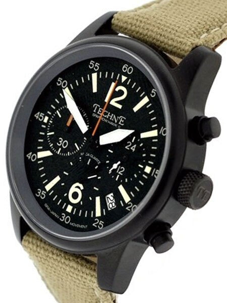 Techne 41.5mm SparrowHawk II Quartz Chronograph with 24-Hour Sub-Dial  #477.132