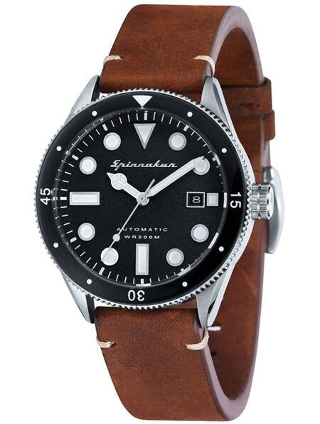Spinnaker Cahill Automatic Sports Watch with 43mm Case and Black Dial #SP-5033-01