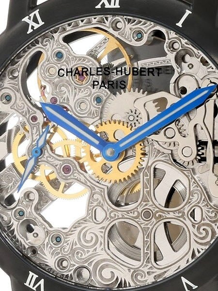 Charles Hubert Premium Collection Skeleton Mechanical Hand Wind