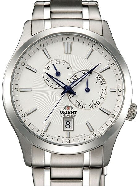 Orient Cosmos Automatic Watch with 24-hr Sub-dial and Day-Date #ET0K002W
