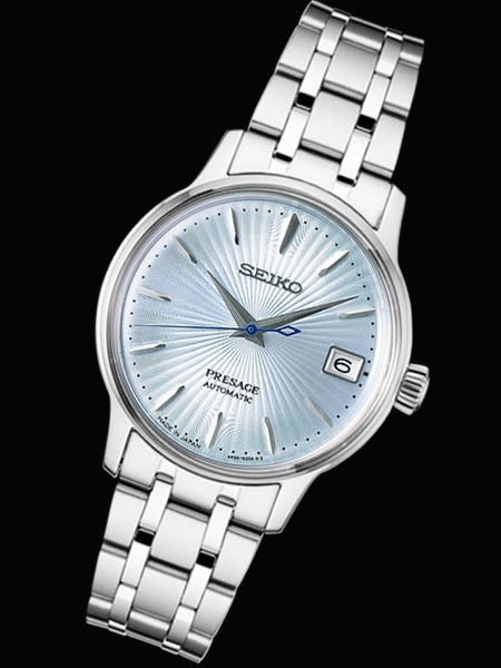 Ladies Seiko Presage "Cocktail Time" Automatic Dress Watch with 33.8mm Case #SRP841