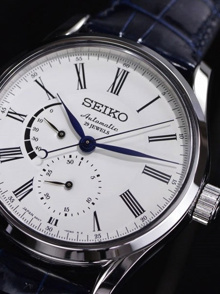 Seiko Presage 29-Jewel Automatic Dress Watch with Power Reserve, and Sapphire Crystal  #SARW011