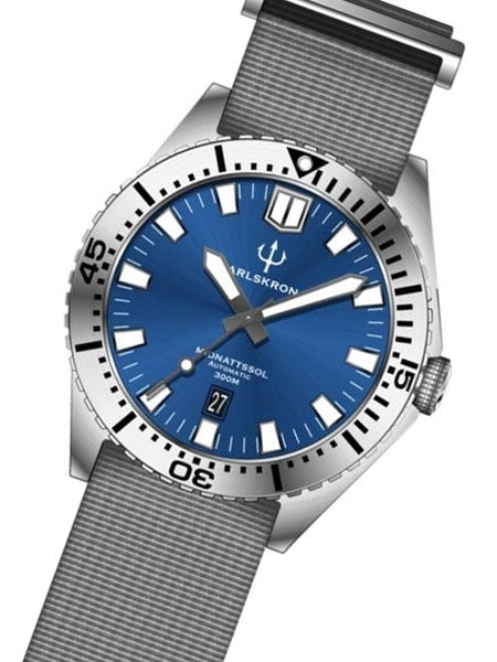 Karlskrona Midnattssol 300-Meter Automatic Dive Watch with 43mm Case #MID-BD