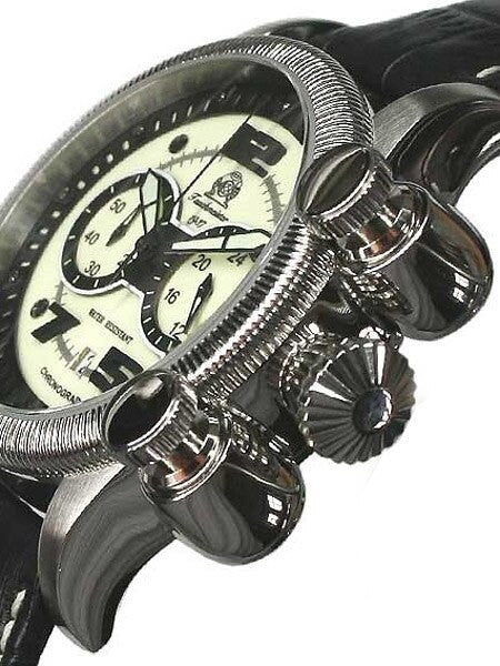 Tauchmeister T0217 Chronograph with Unique Vertical Pushers and a Luminous Dial