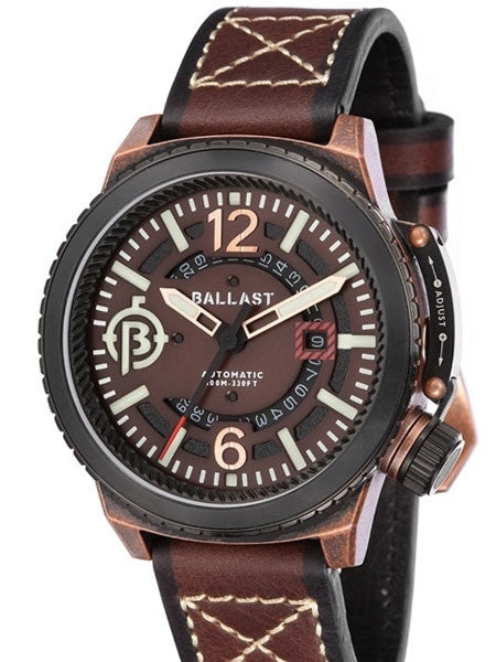 Ballast Trafalgar Automatic Watch with Unique Bezel System #BL-3133-07
