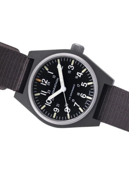 Marathon Swiss Made Quartz Military General Purpose Watch with MaraGlo Green Illumination #WW194009SG